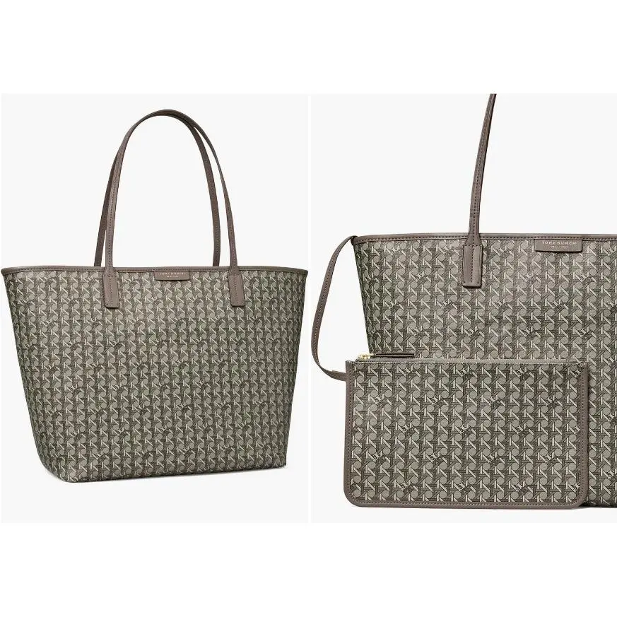 Tory Burch - Ever-ready - Leather Zip Tote with Matching Zip Pouch 398