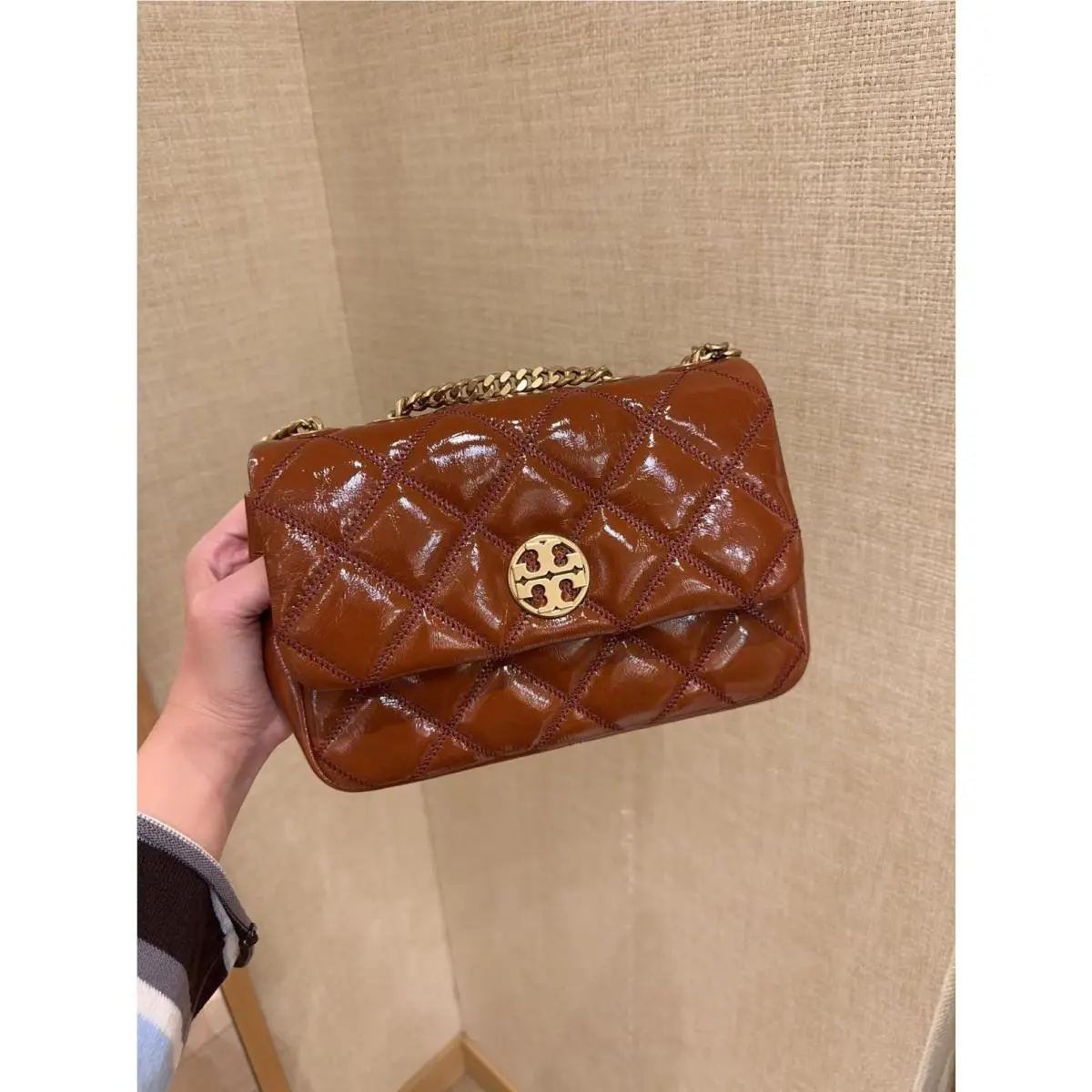 Tory Burch Willa Black Small Shoulder Bag Java