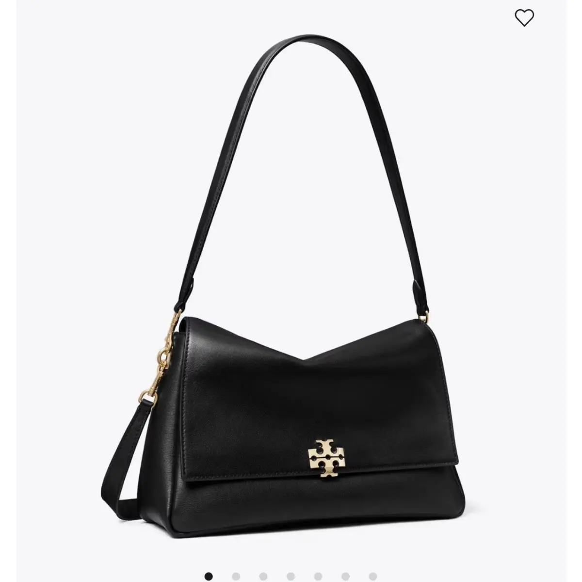 Tory Burch Charlie Shoulder Bag in Black