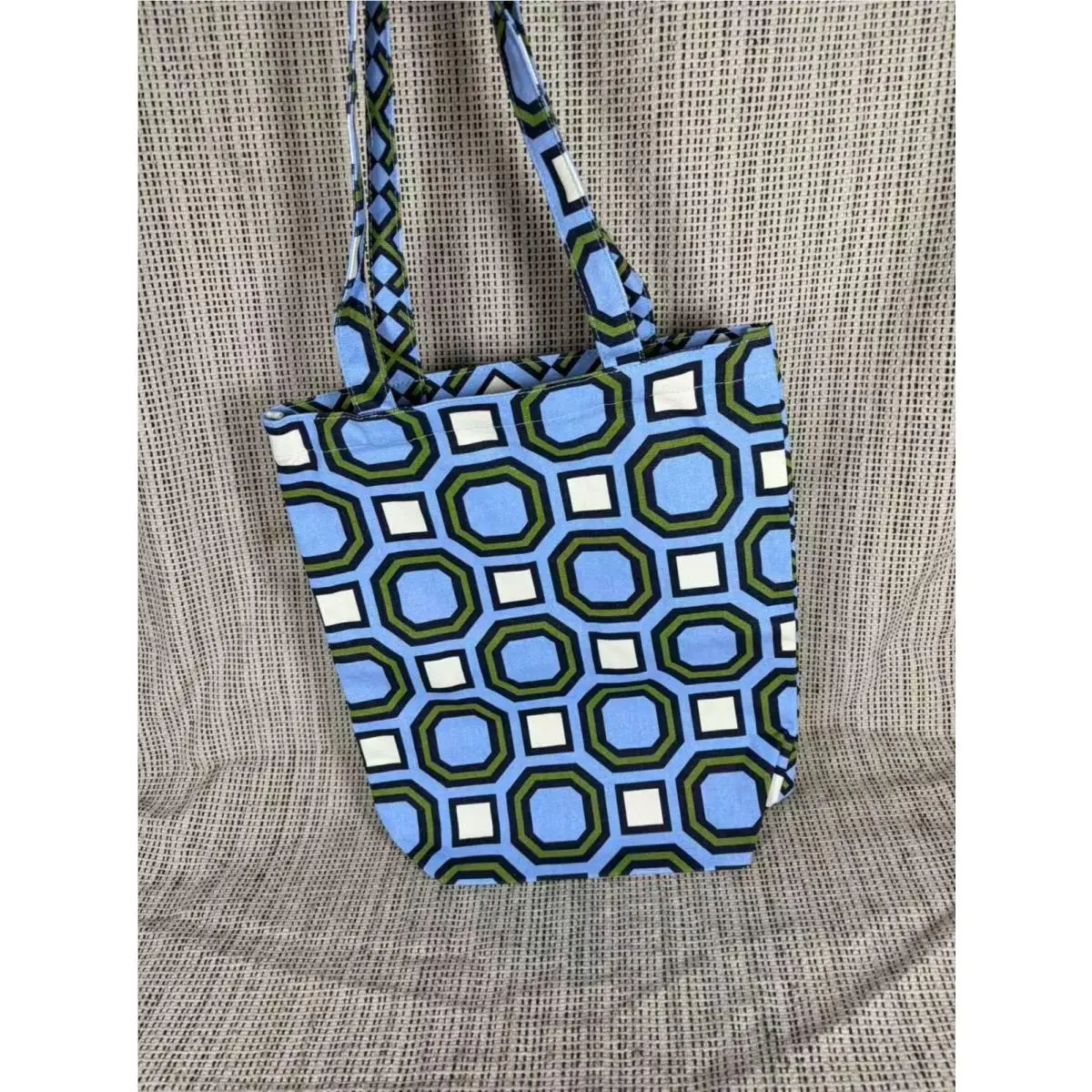 Tory Burch David Hicks Canvas Tote Bag Travel Tote