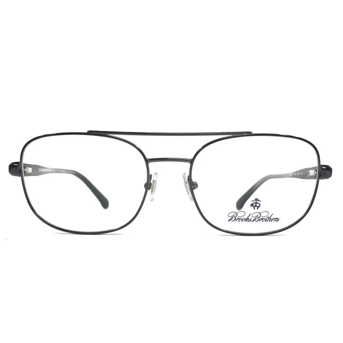 Brothers Eyeglasses Frames BB1050 1676 Gray Aviator Wire Rim 55-18-140 by Brooks