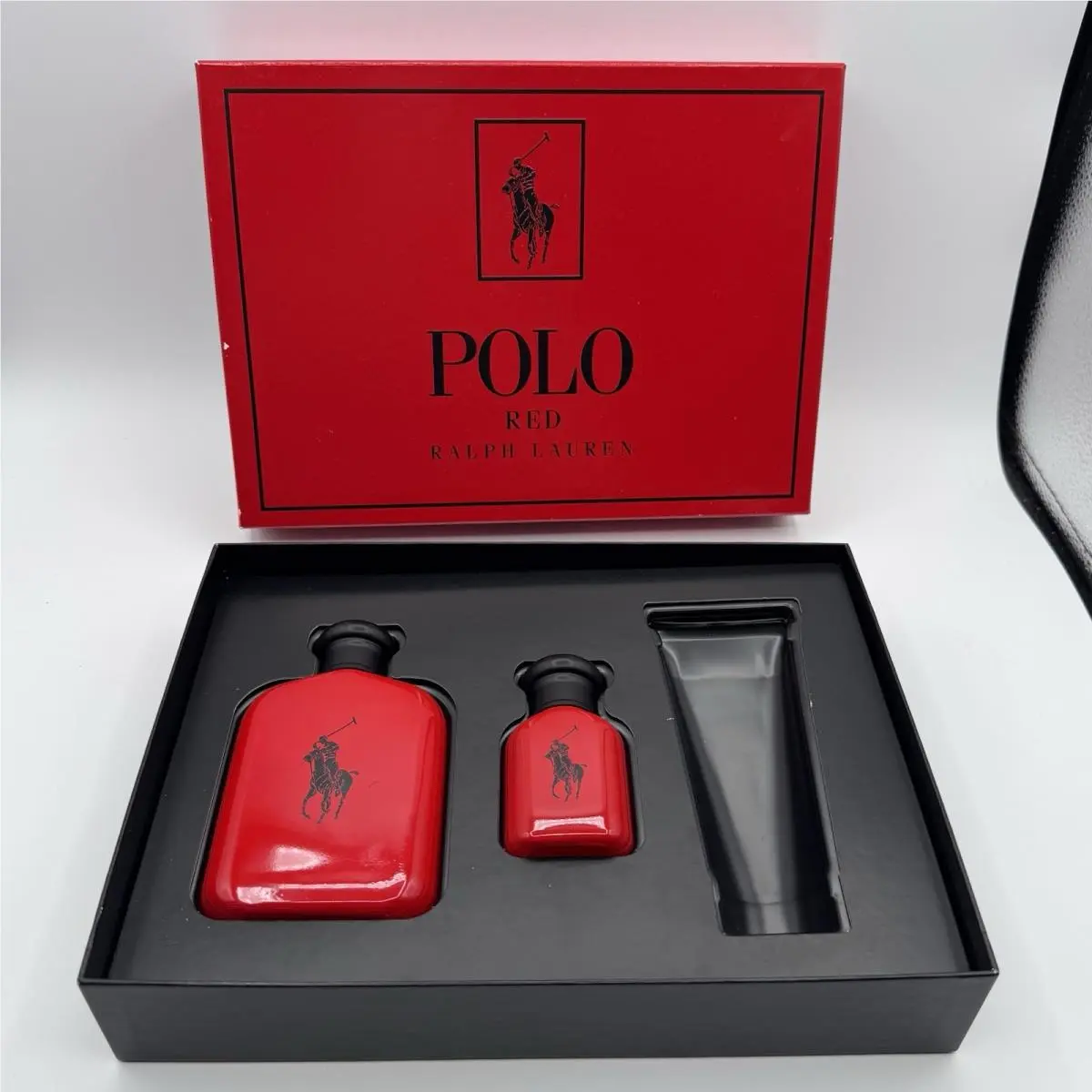Ralph Lauren Polo Red Holiday Gift Set 4.2 oz + 1.36 oz Read