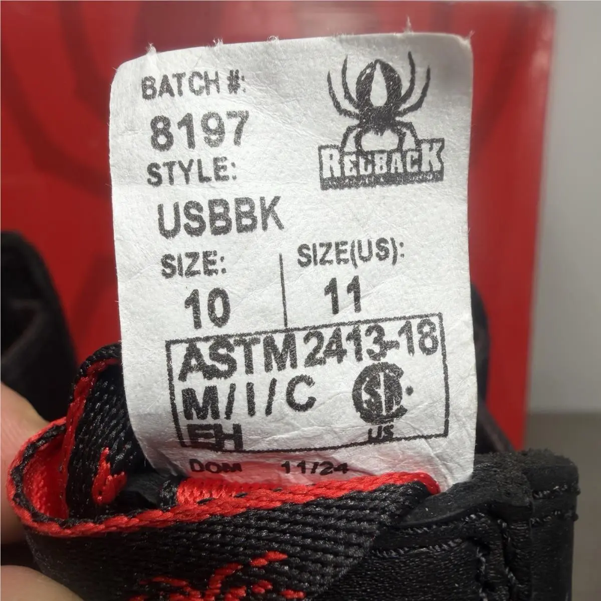 Redback shoes - BOBCAT TPU SAFETY TOE - BOBCAT TPU SAFETY TOE - USBBK - Black 4
