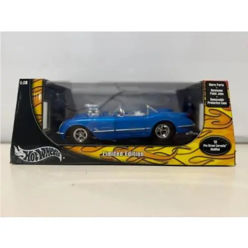 Hot Wheels Limited Edition 1:18 1953 Chevrolet Corvette Pro Street Blue Diecast