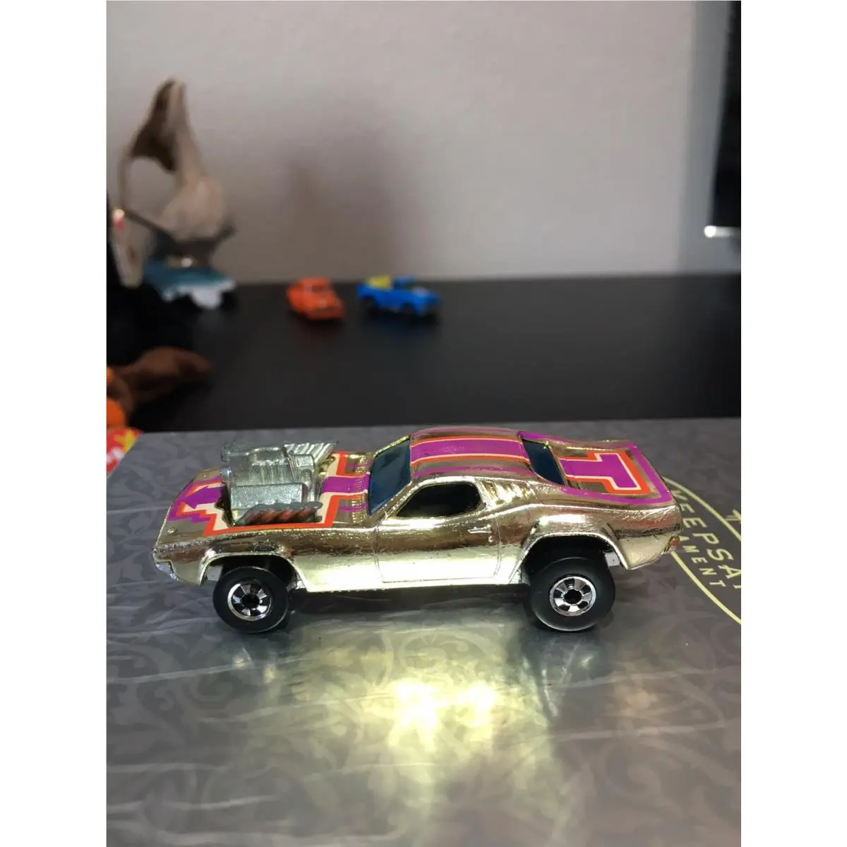 Hot Wheels Rodger Dodger 1970 Gold “deep Rich Gold”