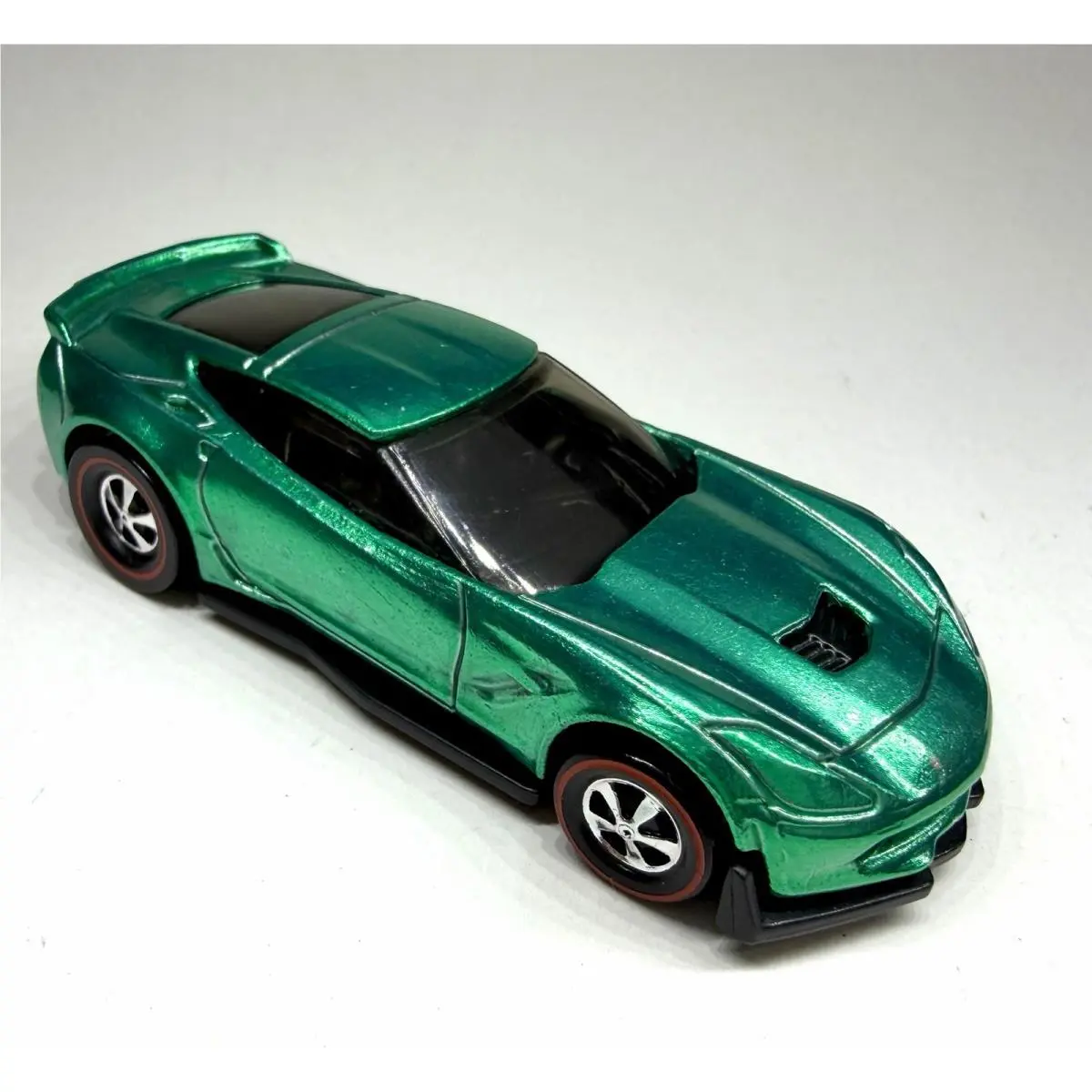 Hot Wheels 1:64 Custom Made Green Spectraflame Redline Corvette C7 Z06