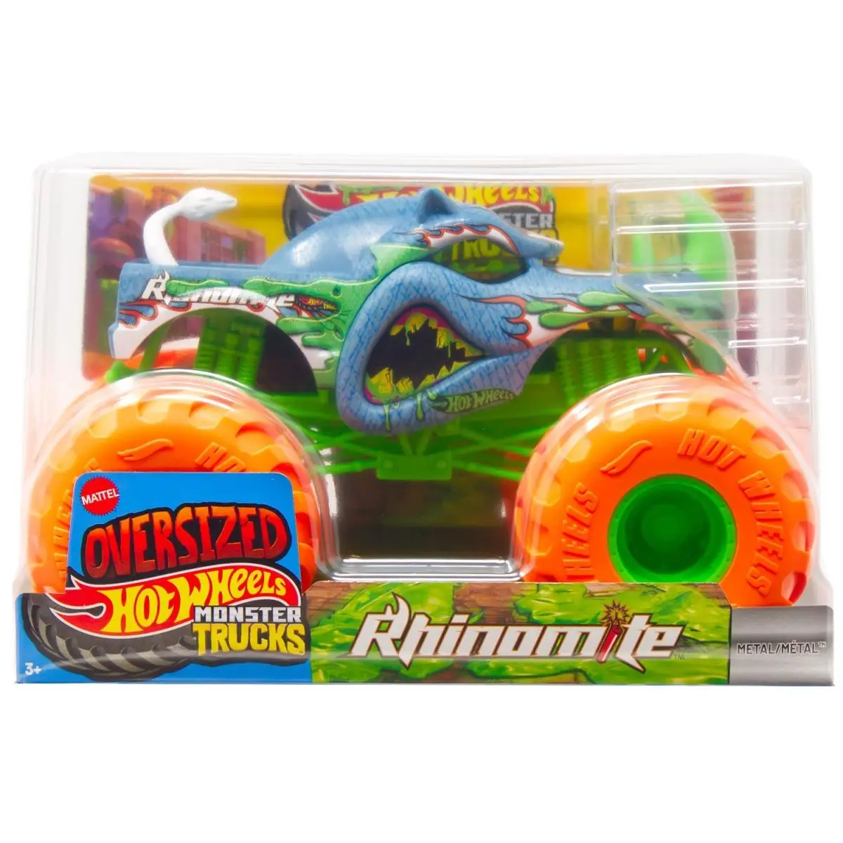 Hot Wheels Monster Trucks Oversized Rhinomite Diecast Car