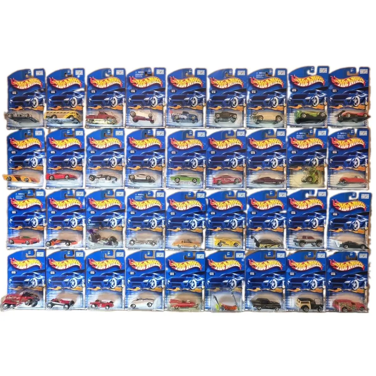 Hot Wheels 2001 First Edition Complete Set with Extra Car 37 Total 1/64 Diecast