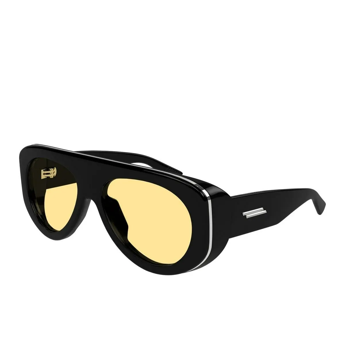 Bottega Veneta BV1362S Sunglasses Yellow 58mm Made in Italy