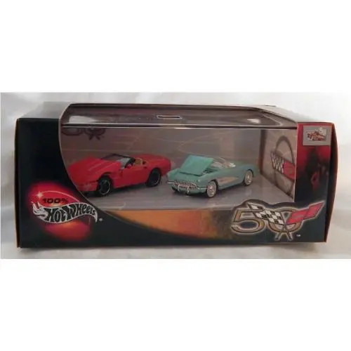 1957 Convertible 1996 Corvette Muscle Cars Hot Wheels Corvette 50th Vehicle Set