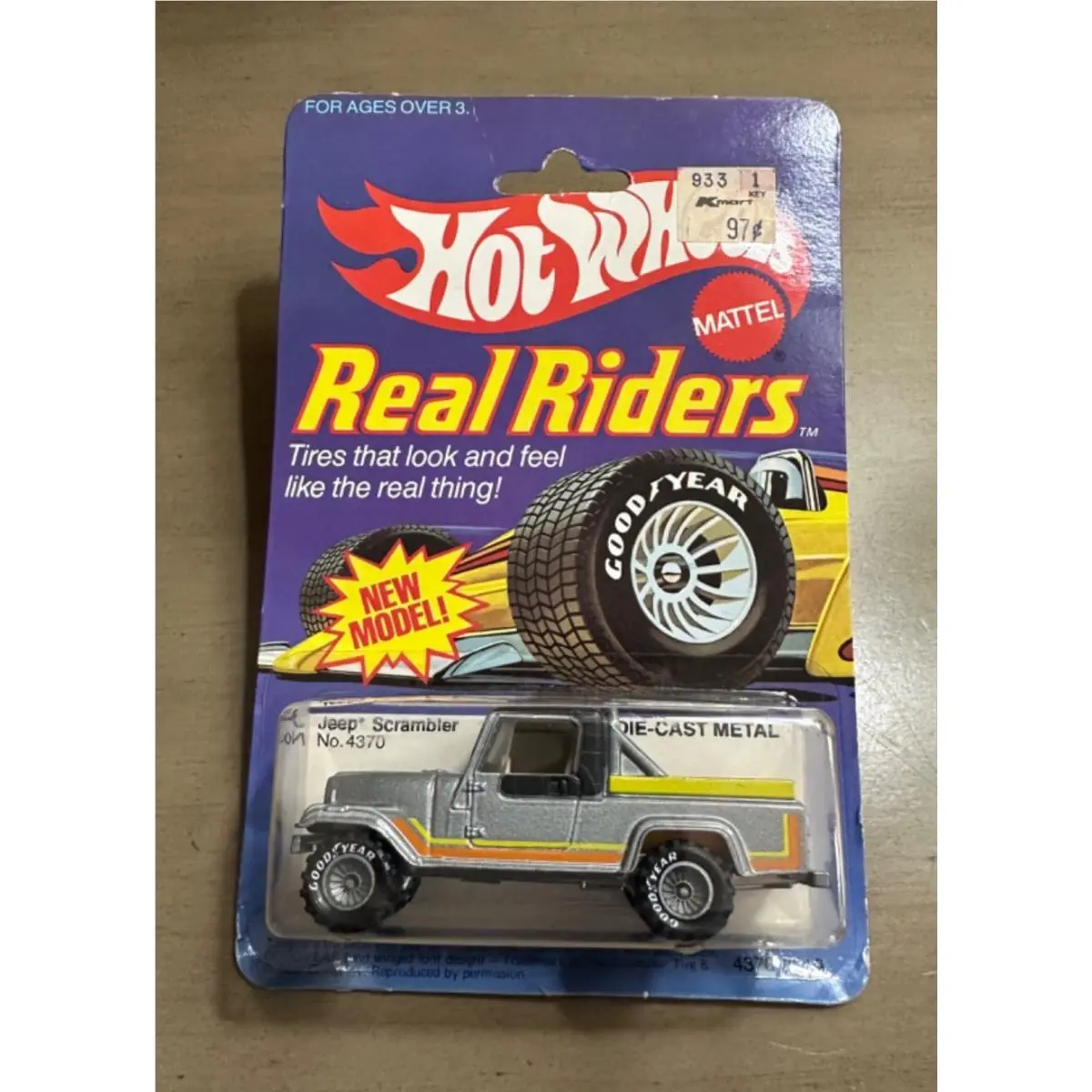 Old Stock Hot Wheels Real Riders Jeep Scrambler 1982 4370 1