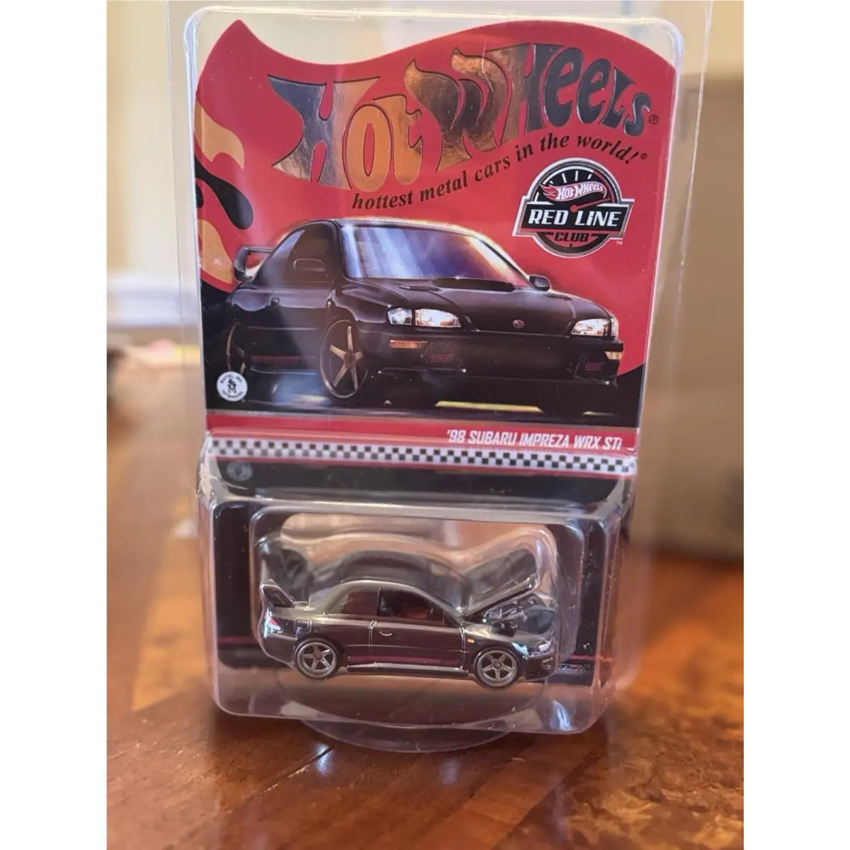 Hot Wheels Red Line Club Exclusive `98 Subaru Impreza Wrx Sti Black