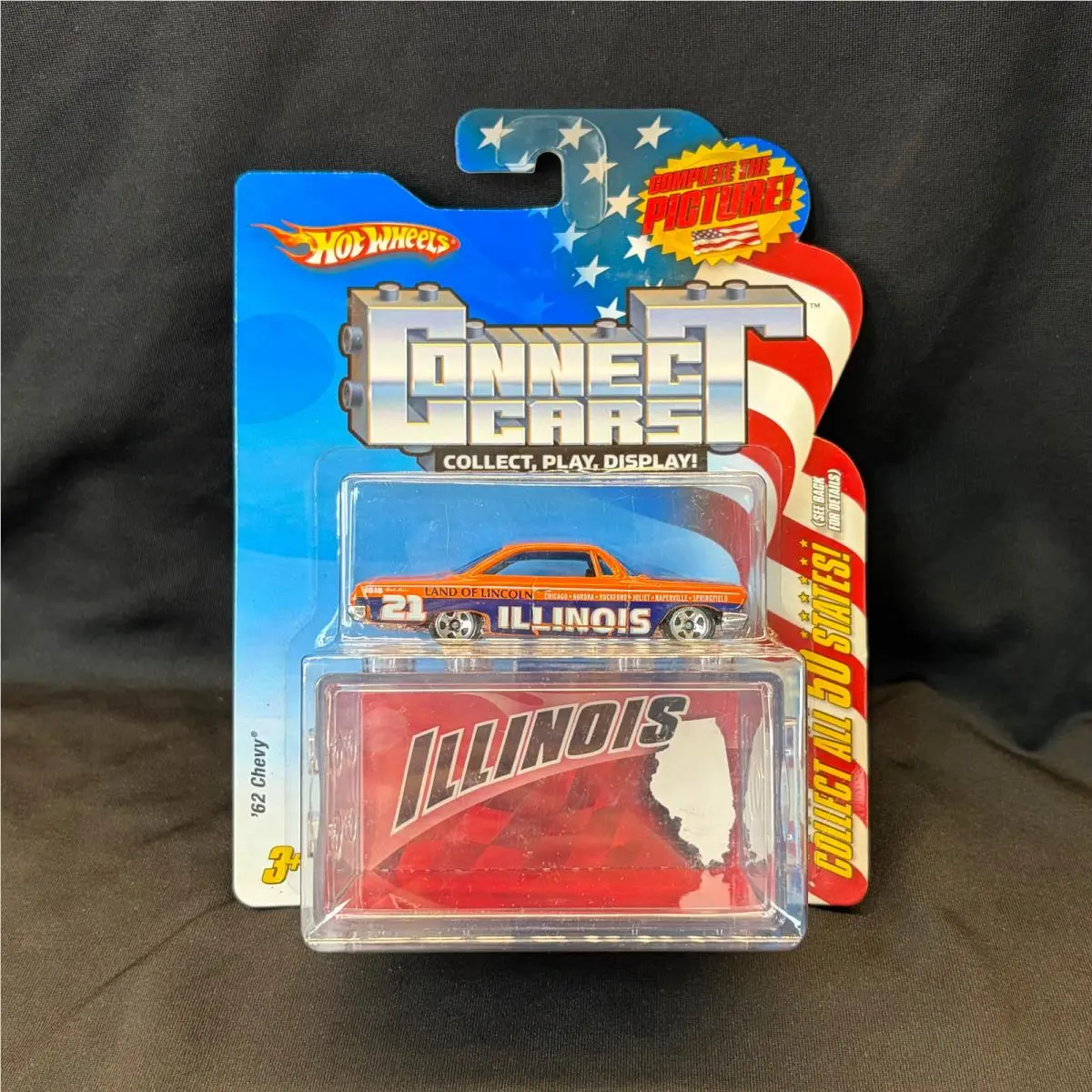 Hot Wheels Connect Cars – `62 Chevy – Illinois