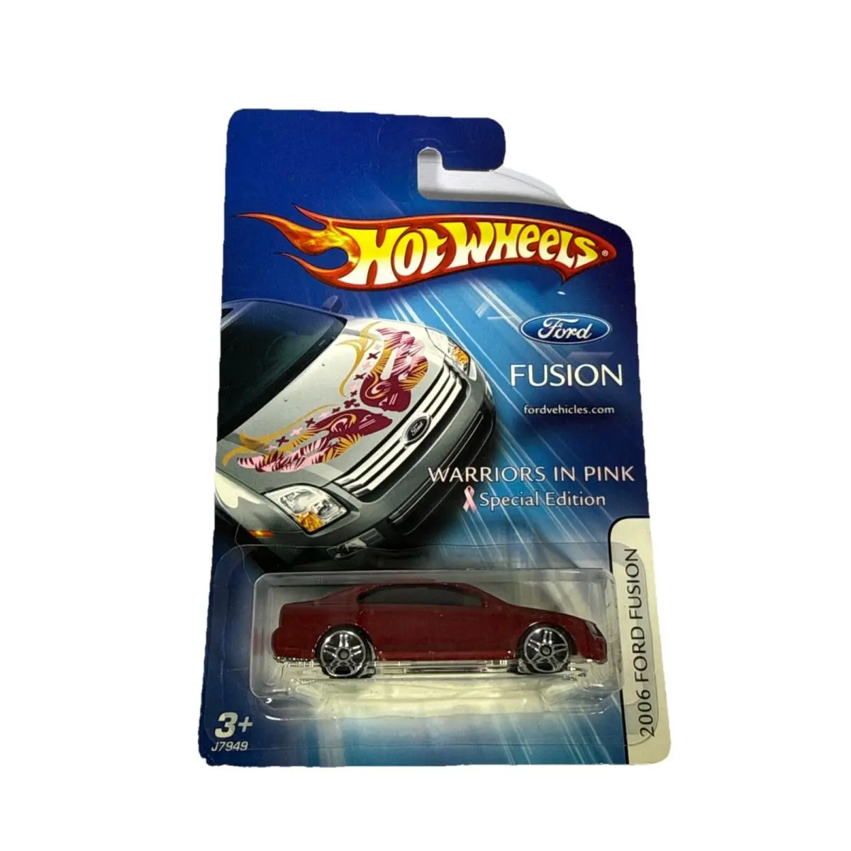 Hot Wheels 2006 Ford Fusion Red - Warriors in Pink