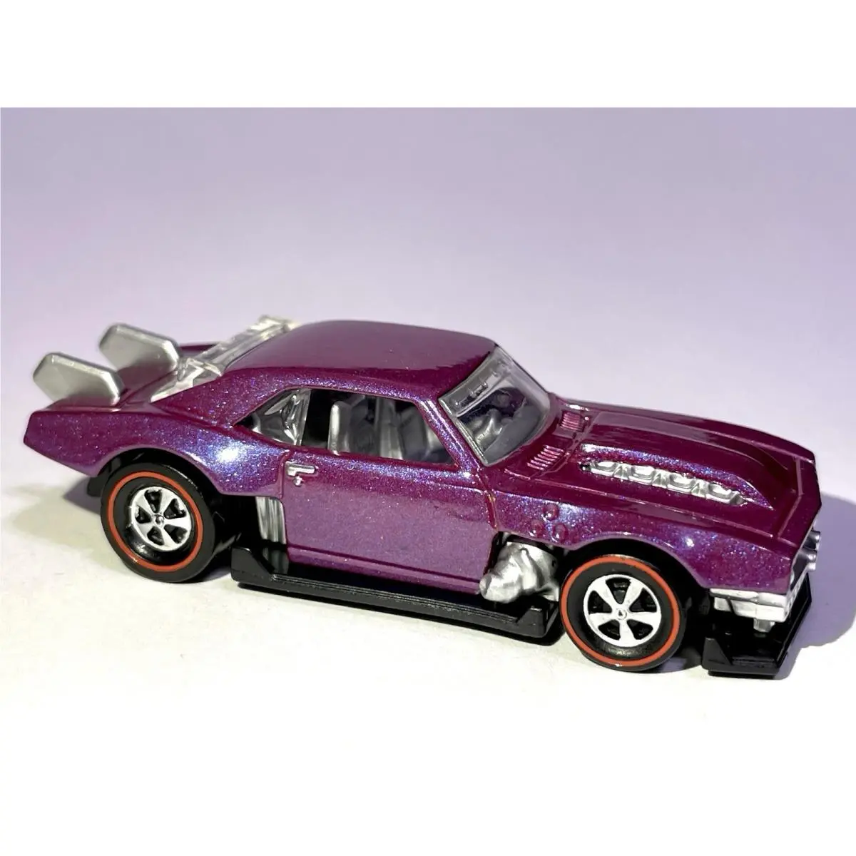 Hot Wheels: Custom 68 Camaro Paint Flop Purple Metallic Custom Made Redline