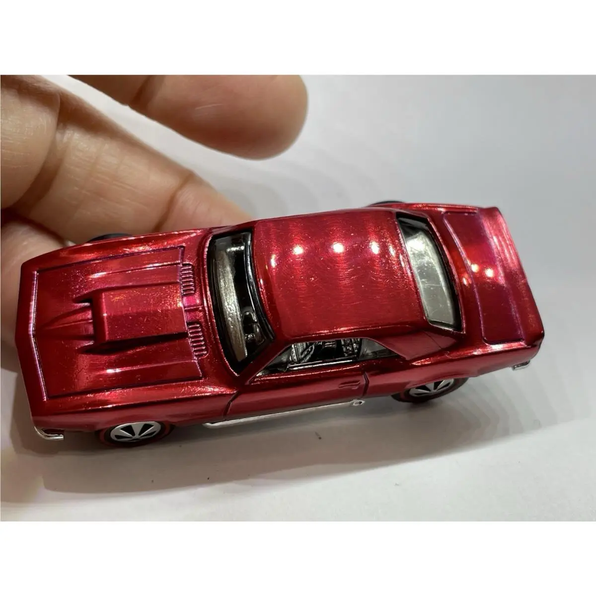 Custom Made Prototype Redline Spectraflame Red Hot Wheels 67 Chevy Camaro