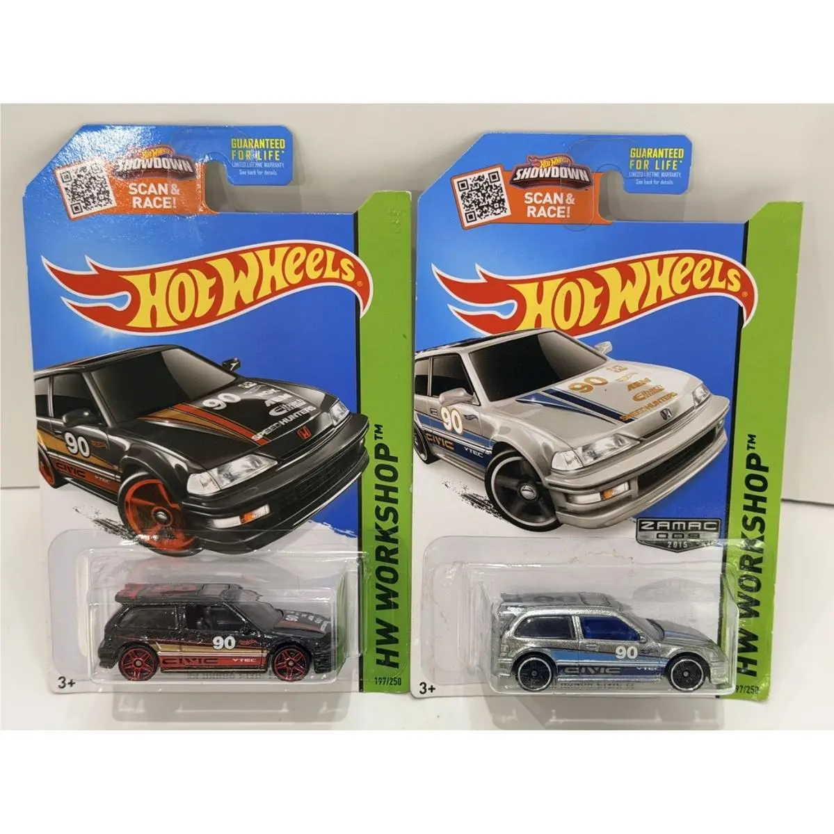 Hot Wheels 2015 Zamac `90 Honda Civic EF Walmart Exclusive HW Workshop Set