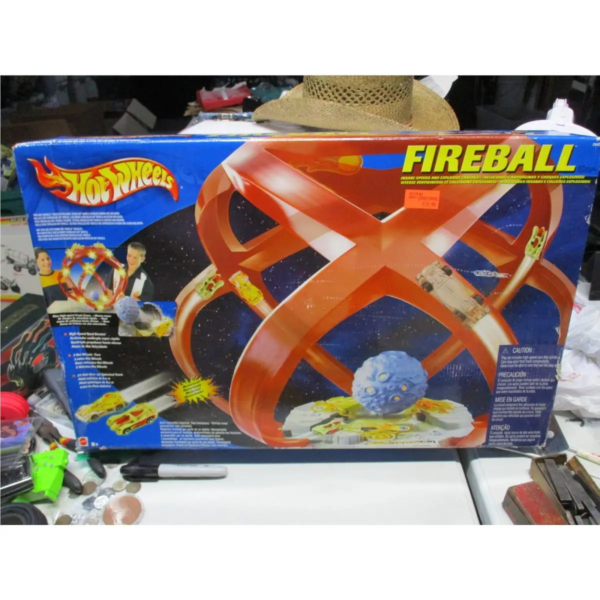 2006 Hot Wheels Fireball Raceway Track Set Mattel