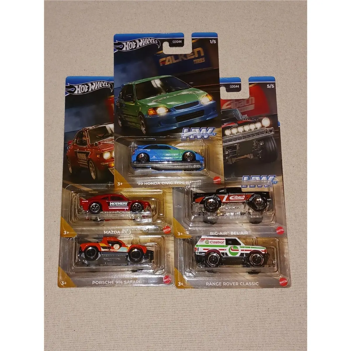 Hot Wheels 2024 HW Speed Graphics Full Set OF 5