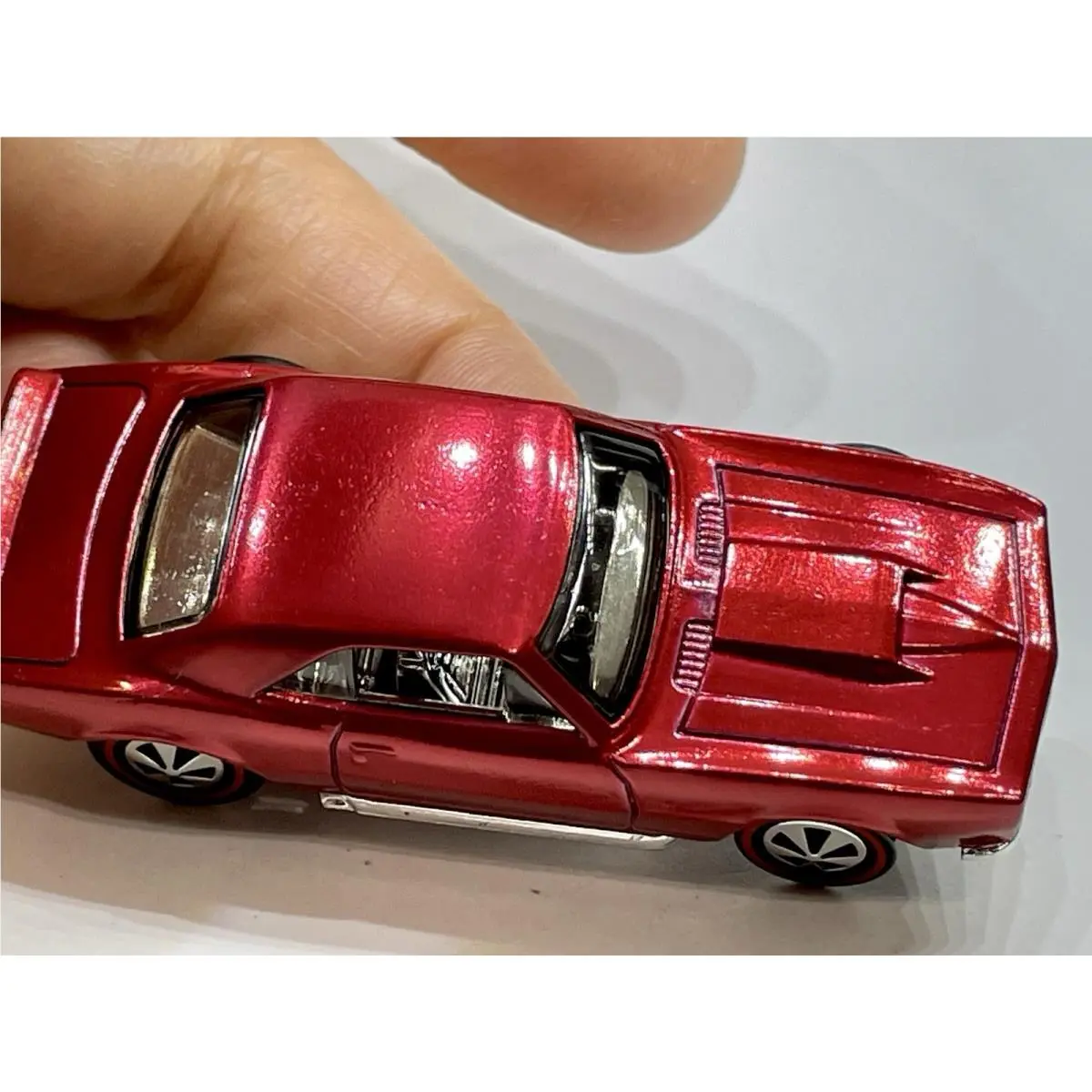 Custom Made Prototype Redline Spectraflame Red Hot Wheels 67 Chevy Camaro