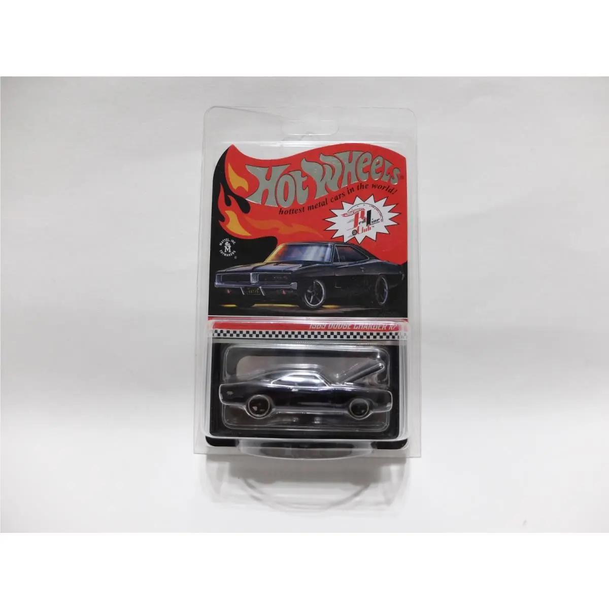 1969 Dodge Charger R/t - Hot Wheels Rlc - Red Line Club Black No. 15546/17500