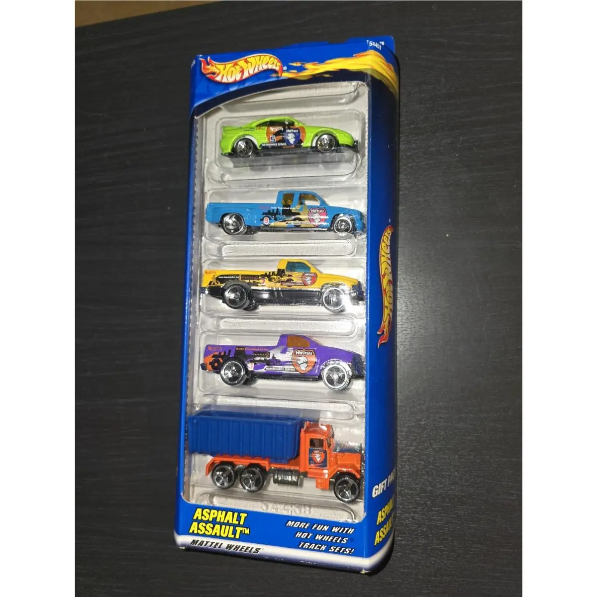 Hot Wheels 2000 Asphalt Assault 1:64 Diecast Cars 5 Pack 54459 Trucks Rare