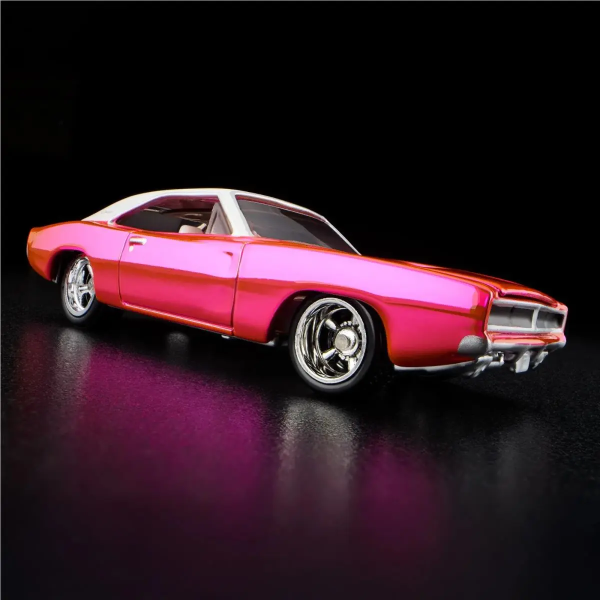 Hot Wheels Rlc Club Exclusive Pink 1969 Dodge Charger R/t