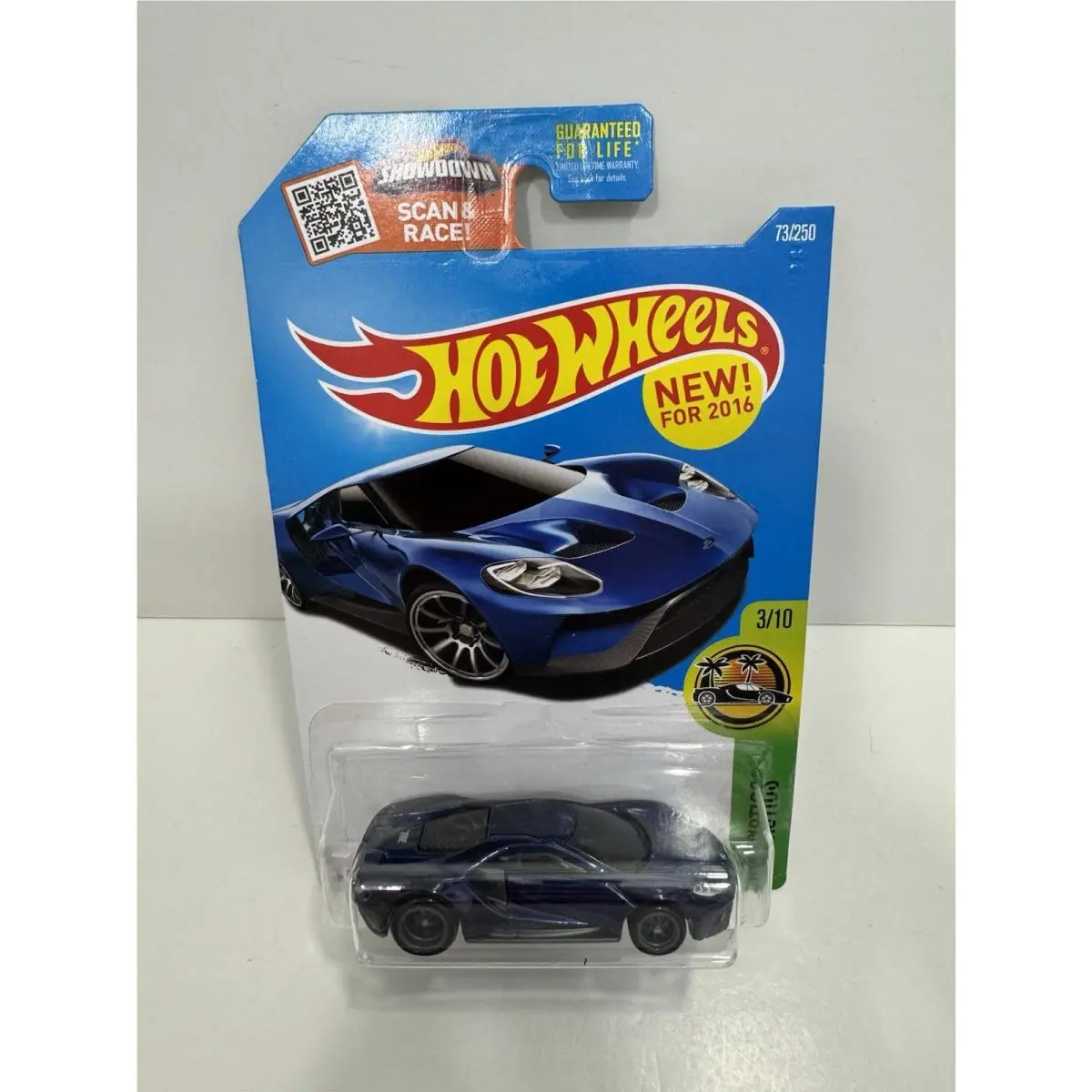 Hot Wheels Super Treasure Hunt ‘17 Ford GT Blue Real Riders Sth 1:64 W/case