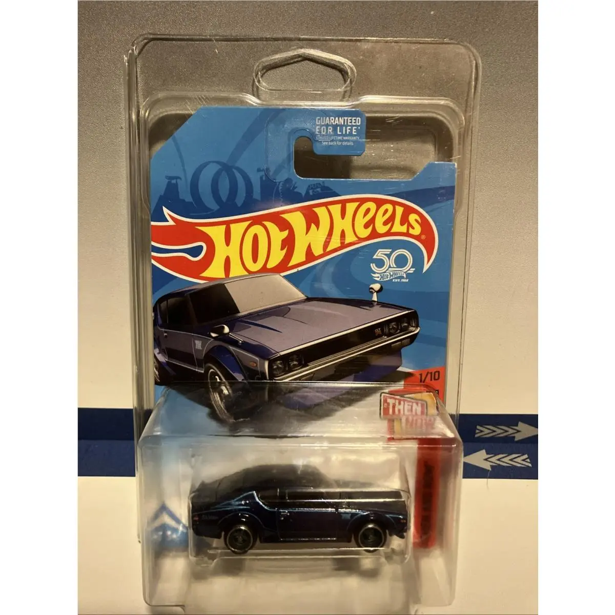 2018 Hot Wheels Nissan Skyline 2000 Gt-r Super Treasure Hunt Blue Htf