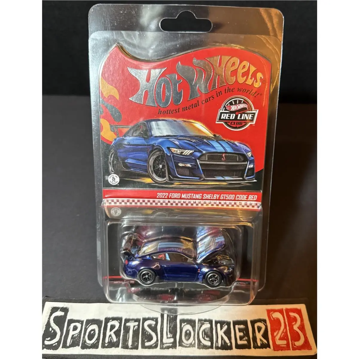 2026 Hot Wheels Red Line Club Rlc - 2022 Ford Mustang Shelby GT500 Code Red Blue