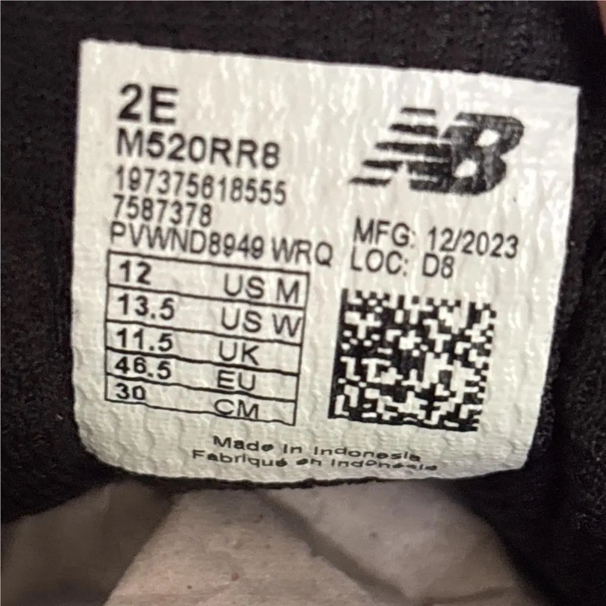 New Balance shoes - M520 - M520RR8 - Gray 6