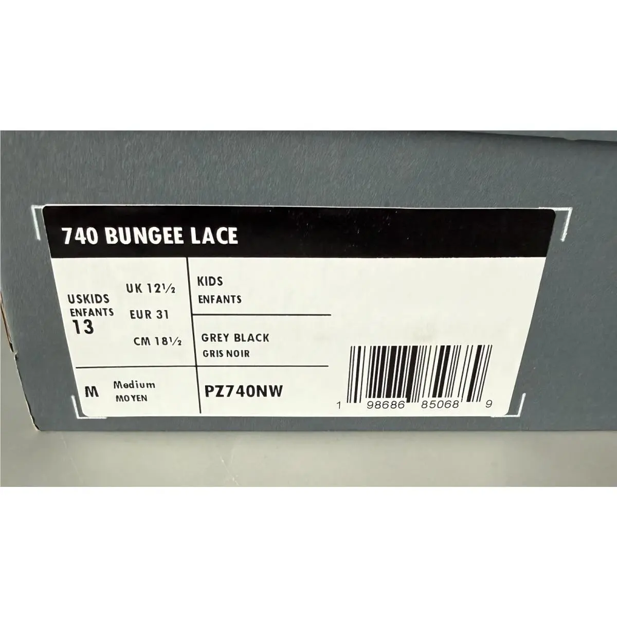 New Balance shoes - New Balance 740 - White Grey Black (UPC: 0198686850665) 9