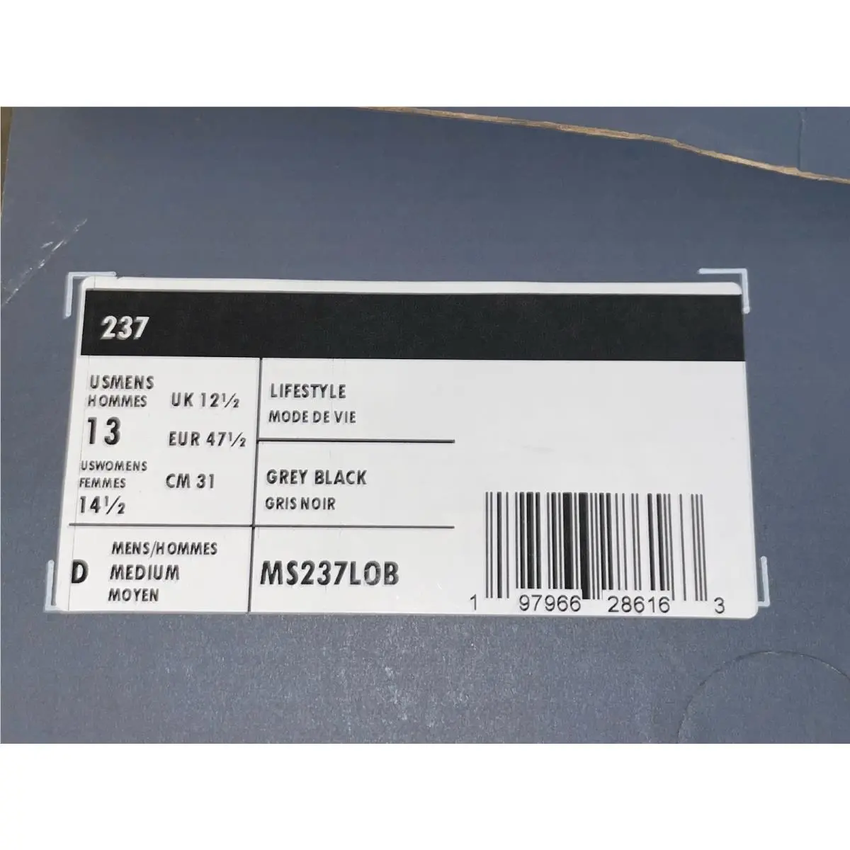 New Balance shoes - New Balance 237 - MS237L0B - Black 5