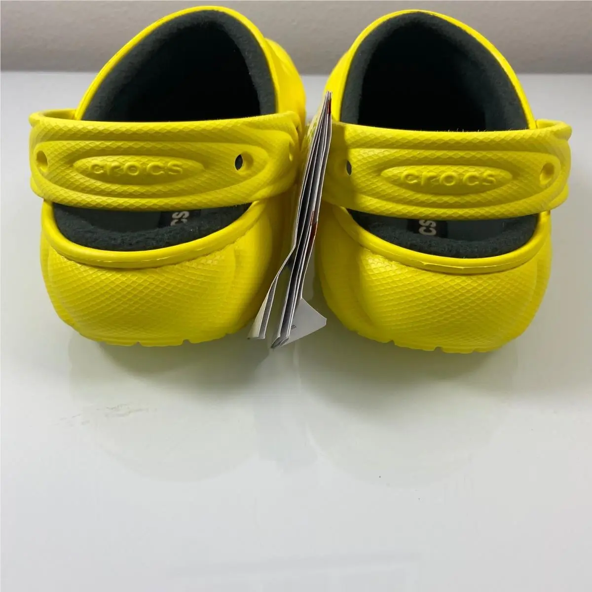 Crocs shoes - Crocs Classic Lined Overpuff Clog - Yellow 1
