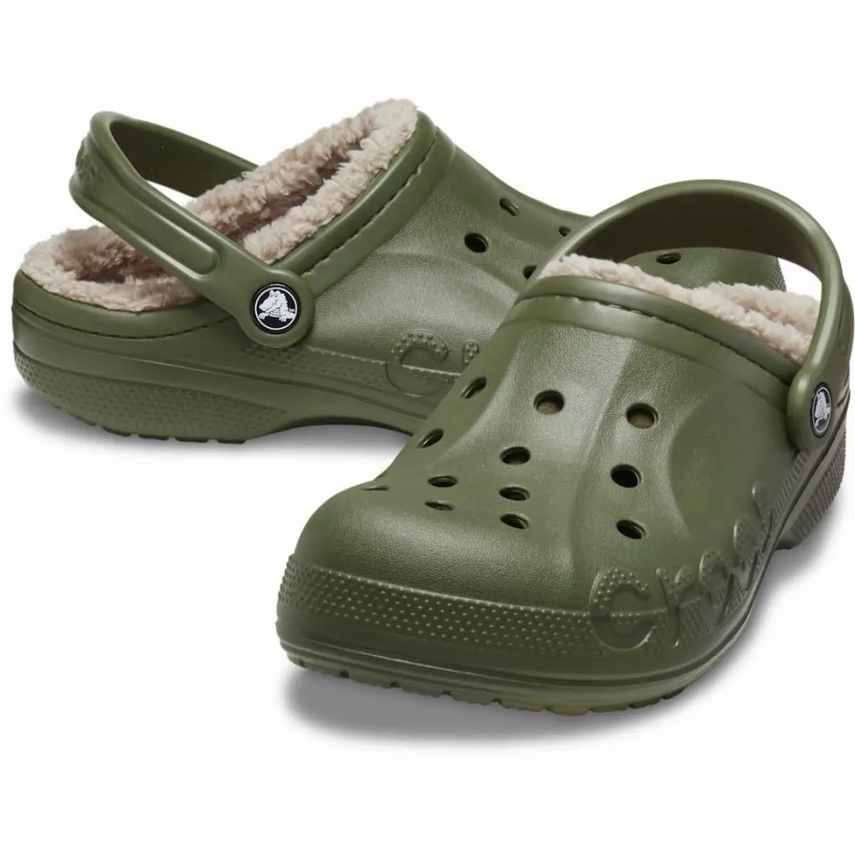 Crocs shoes - Crocs Baya Lined Clog - Baya Lined Clog - Green (UPC: 0196265745586) 7