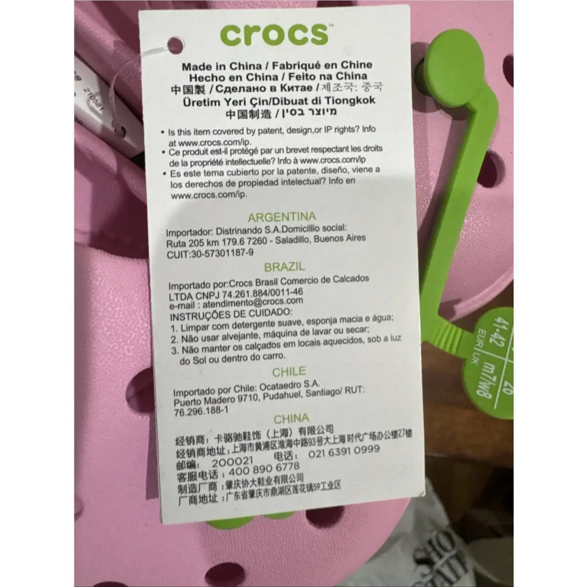 Crocs shoes - CROCS 210581 - Pink (UPC: 0196265838363) 9