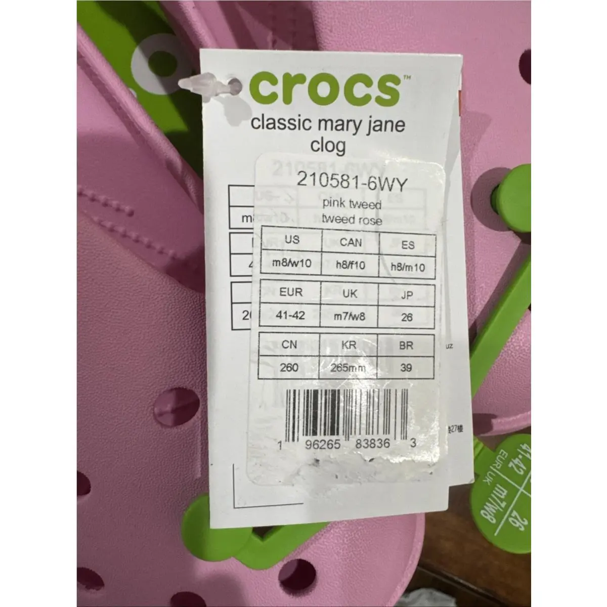 Crocs shoes - CROCS 210581 - Pink (UPC: 0196265838363) 10