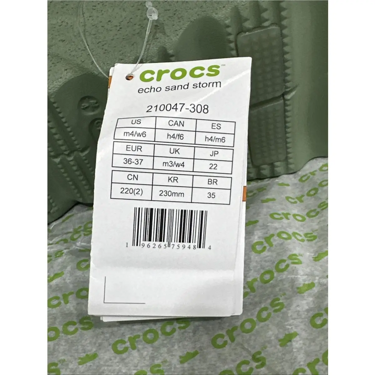 Crocs shoes - CROCS ECHO - ECHO - Green 6