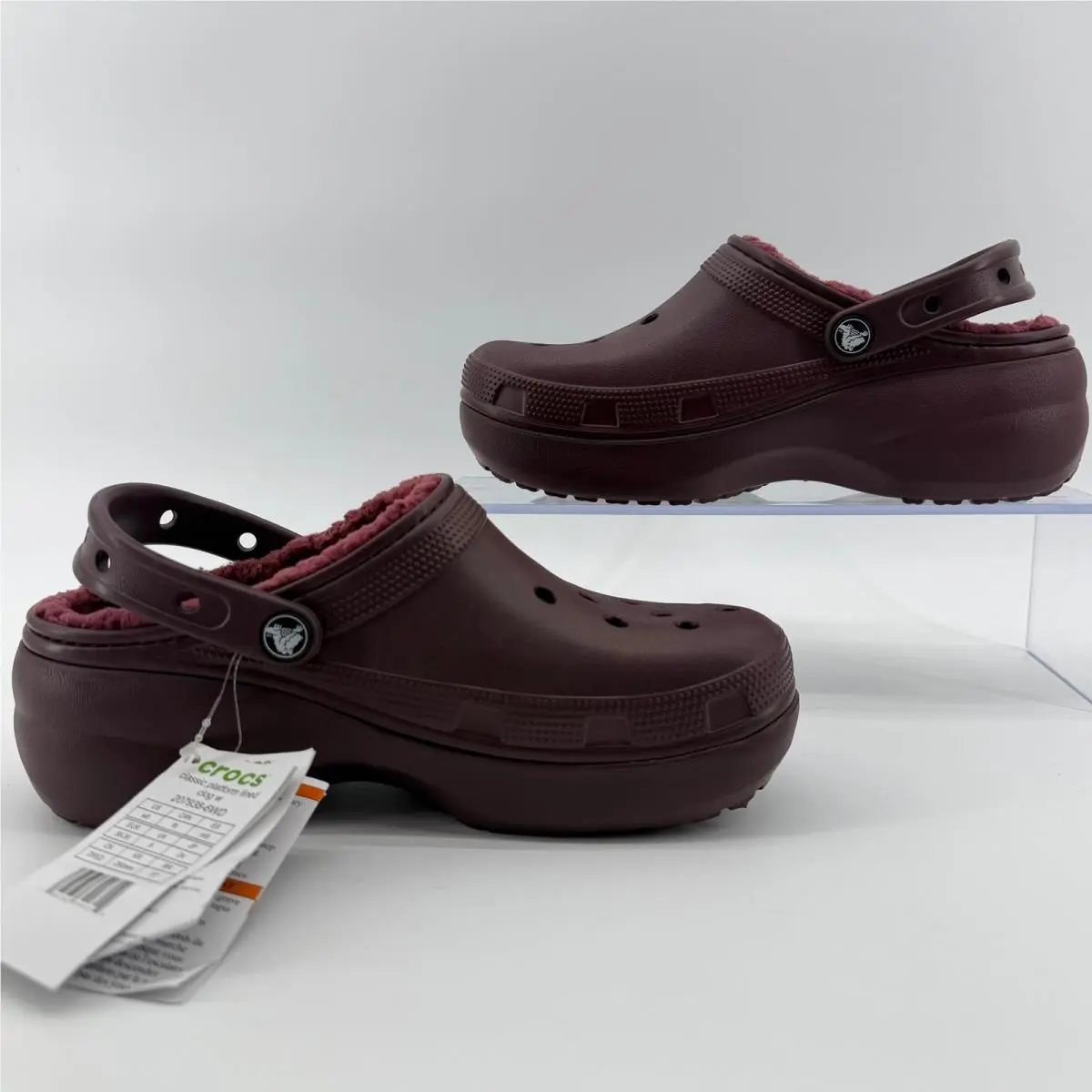 Crocs shoes - Classic Platform Lined Clog - Classic Platform Lined Clog - Red 1