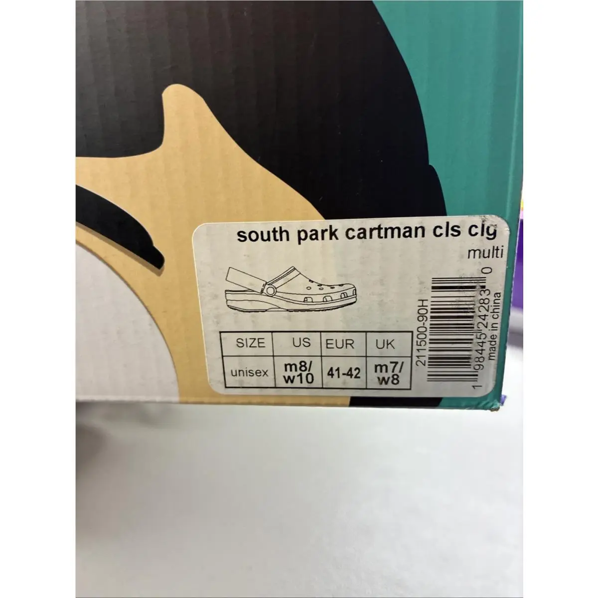 Crocs shoes - Crocs Adult South Park Cartman Cls Clg - Multi - Multi 3