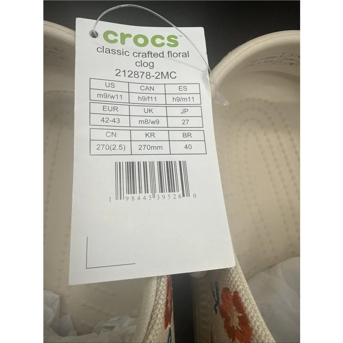 Crocs shoes - Classic Crafted Floral Clog - Classic Crafted Floral Clog - Pink 5