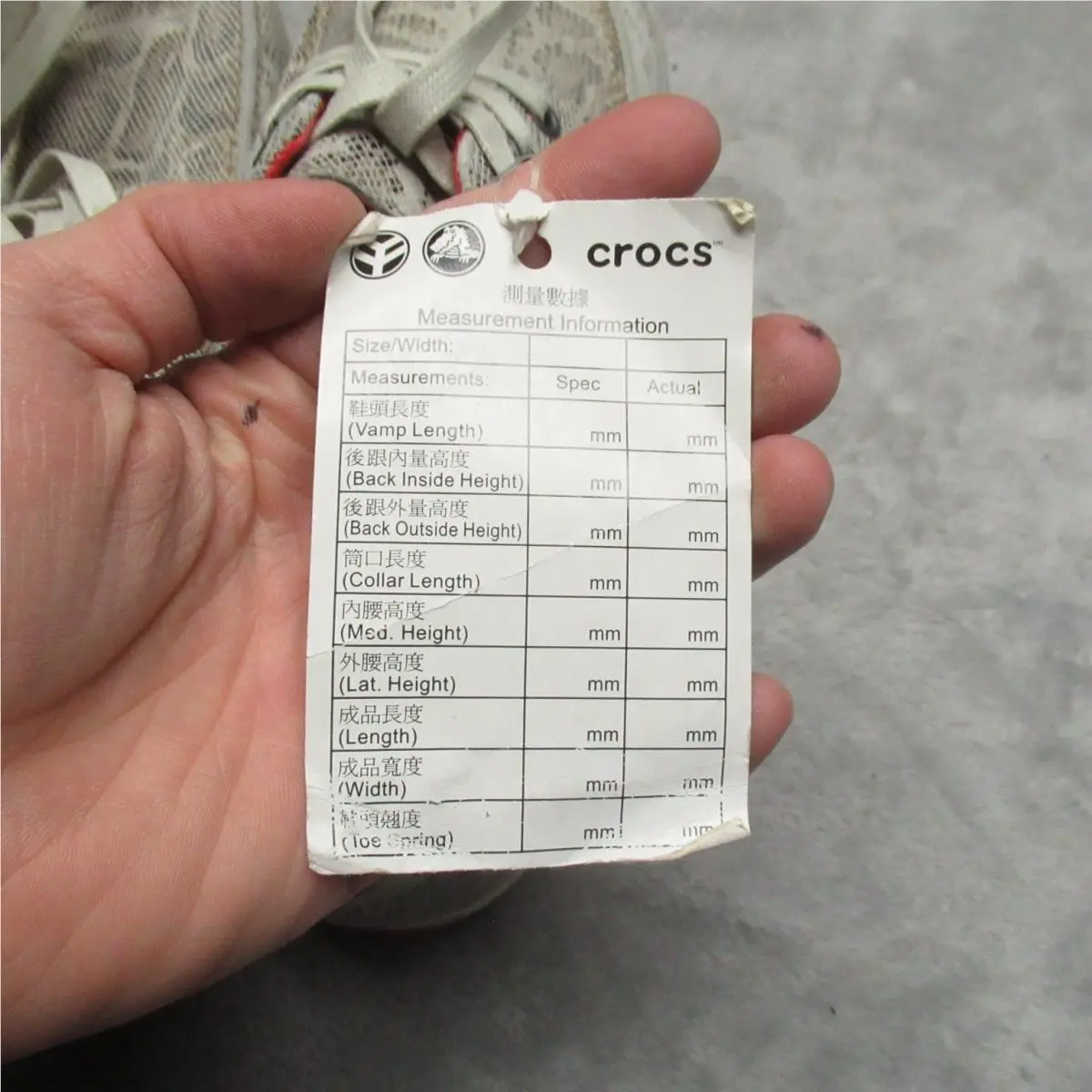 Crocs shoes - White 6