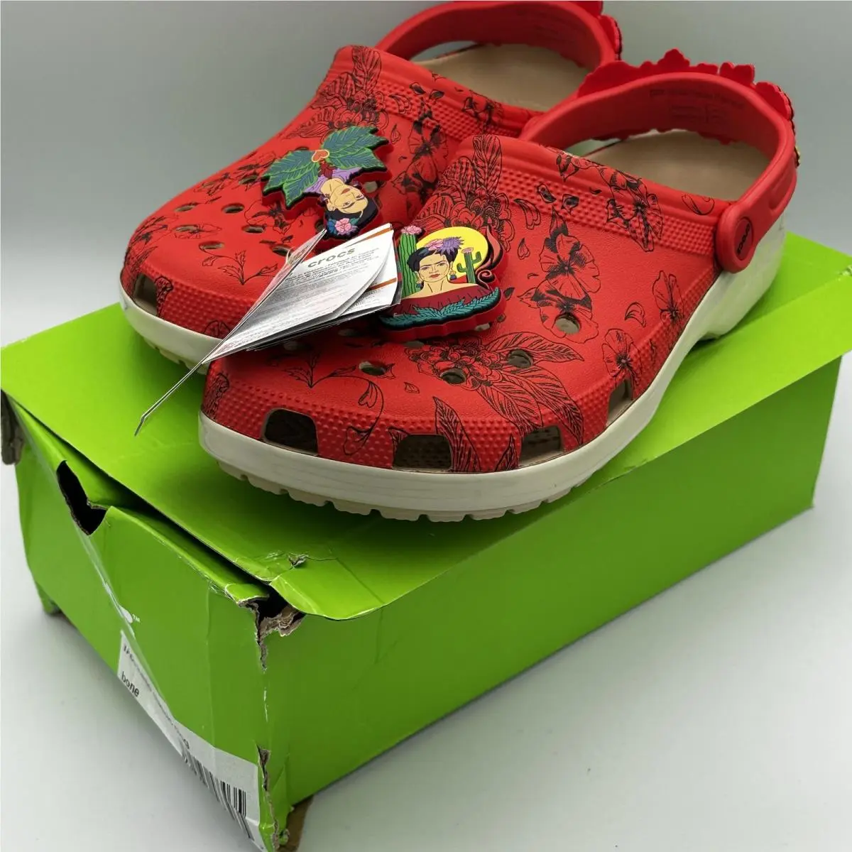 Crocs shoes - Crocs Frida Kahlo Classic Clog - Red 6