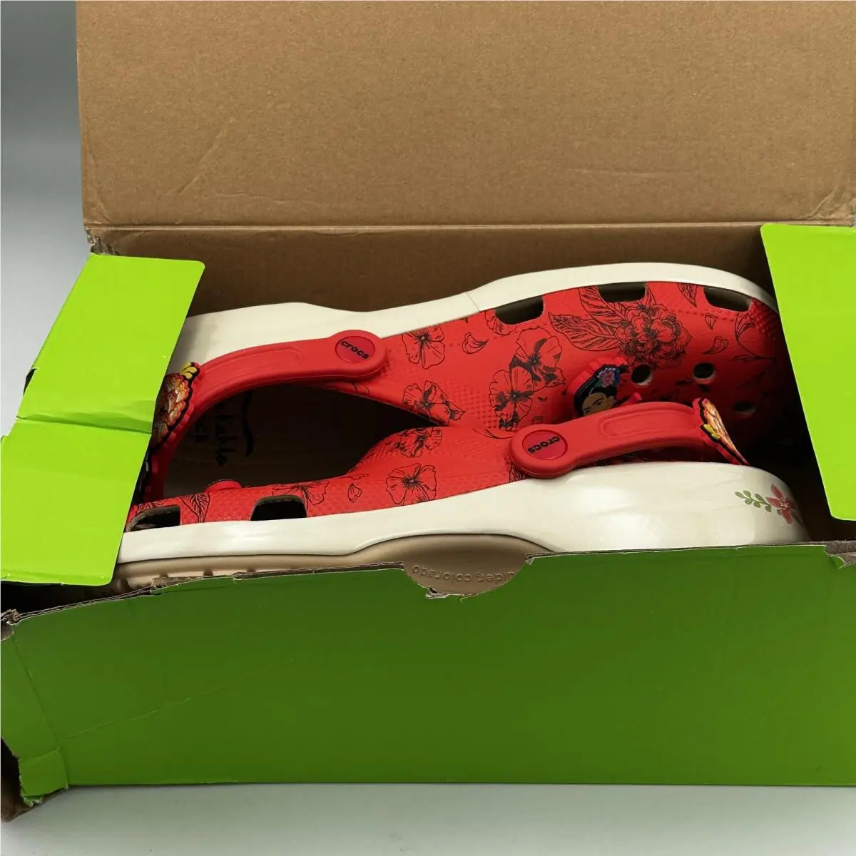 Crocs shoes - Crocs Frida Kahlo Classic Clog - Red 8