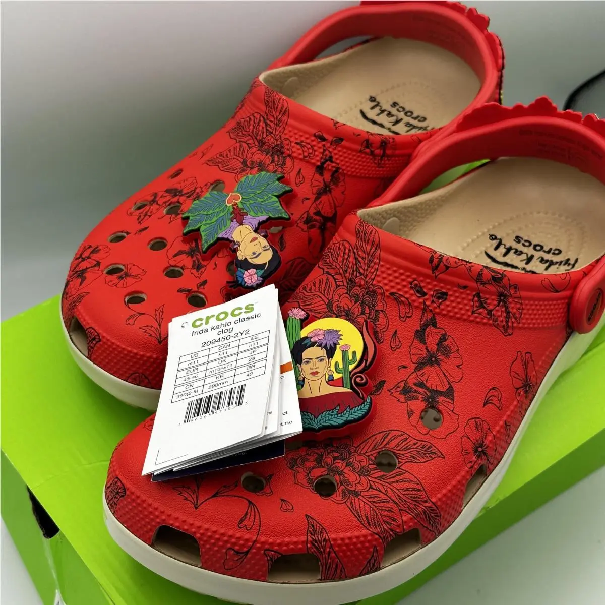 Crocs shoes - Crocs Frida Kahlo Classic Clog - Red 1