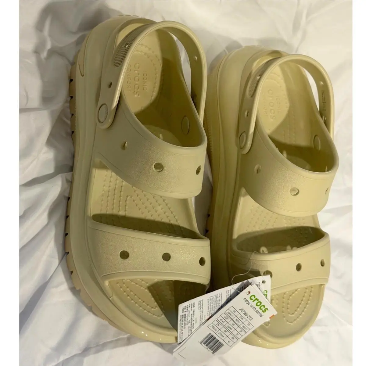 Crocs shoes - Mega Crush Sandal - Mega Crush Sandal - Beige 0