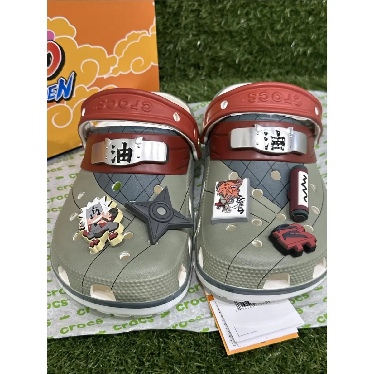 Crocs shoes - Croc Naruto Jiraiya - Croc Naruto Jiraiya - Green 0