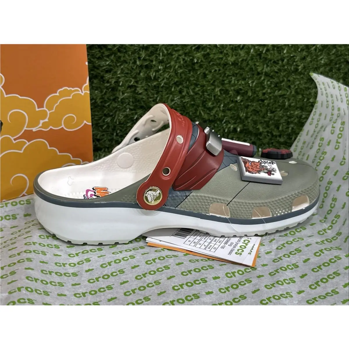Crocs shoes - Croc Naruto Jiraiya - Croc Naruto Jiraiya - Green 4
