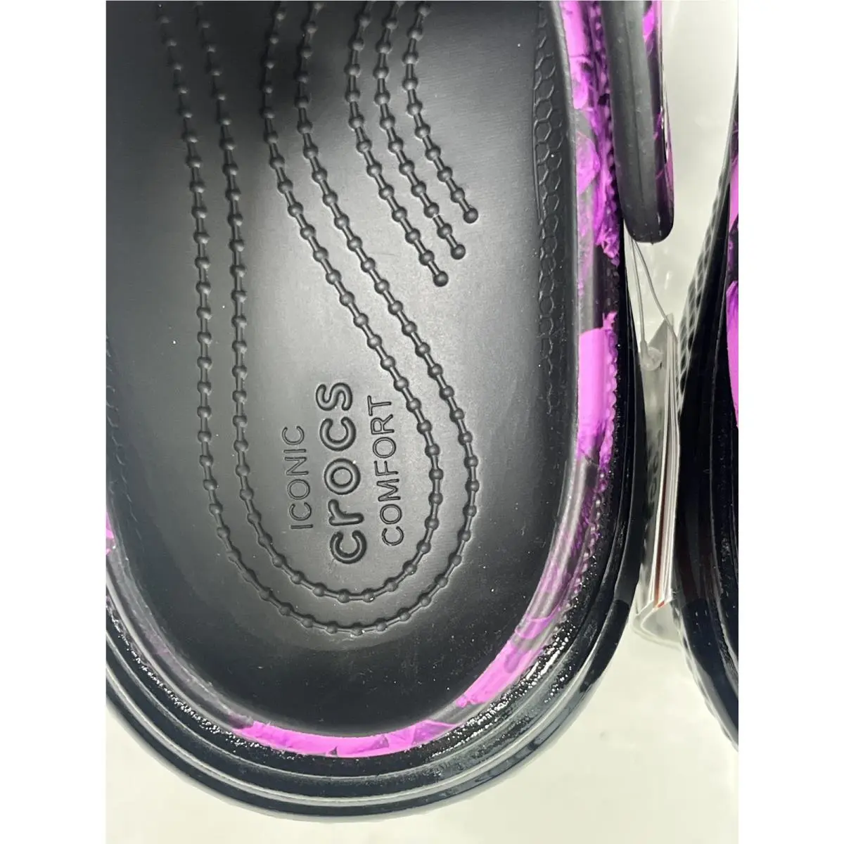 Crocs shoes - Stomp Hyper Floral - Stomp Hyper Floral - Black Purple 10
