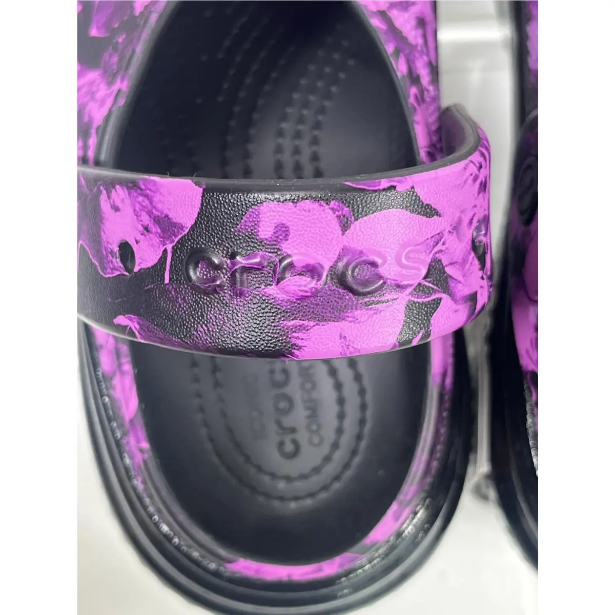 Crocs shoes - Stomp Hyper Floral - Stomp Hyper Floral - Black Purple 11